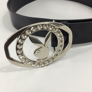 🌶🔥🌶UNIQUE NEW Playboy Bunny Buckle & Bling belt